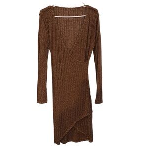 SHEIN faux wrap dress, large